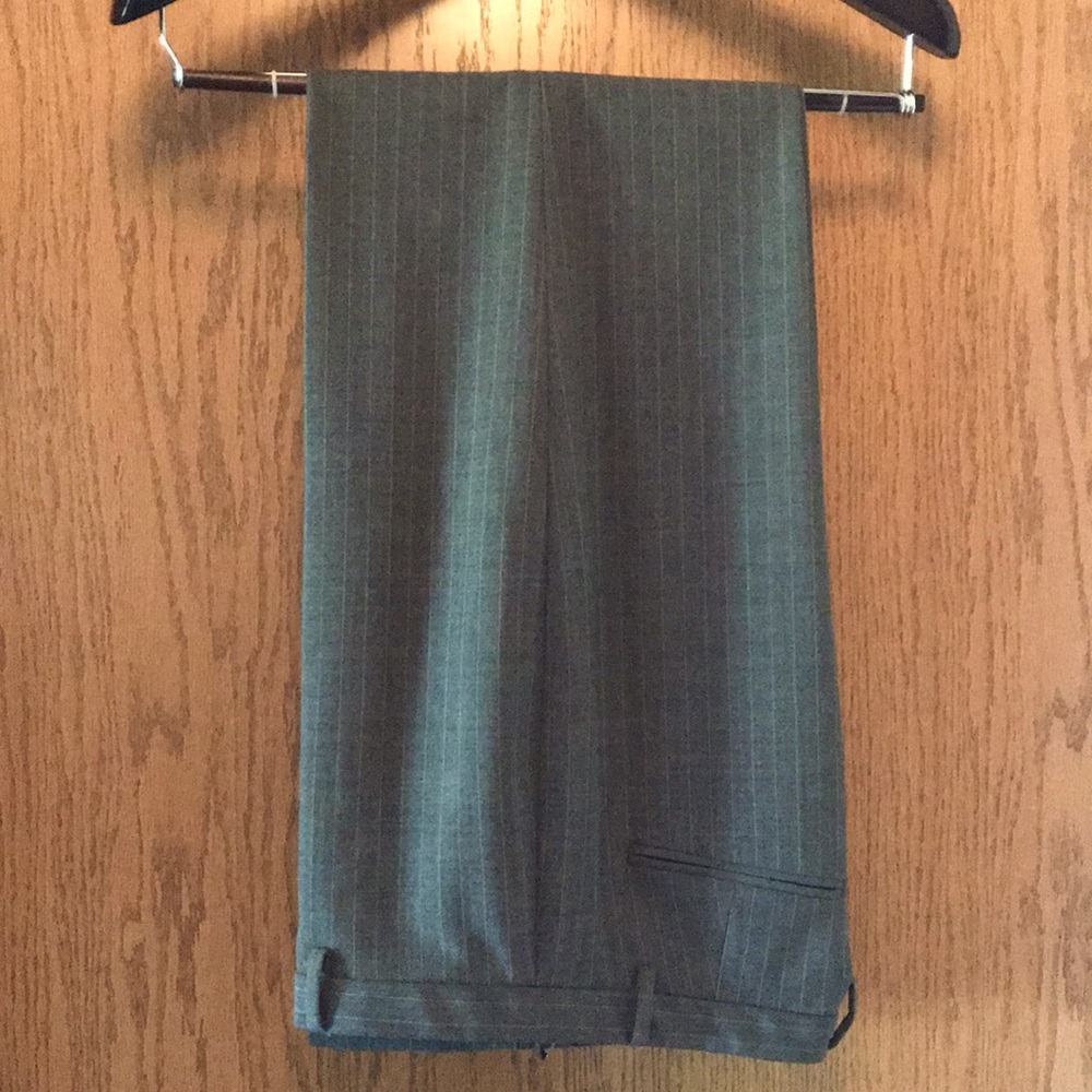 Gap Grey Pinstripe Trousers
